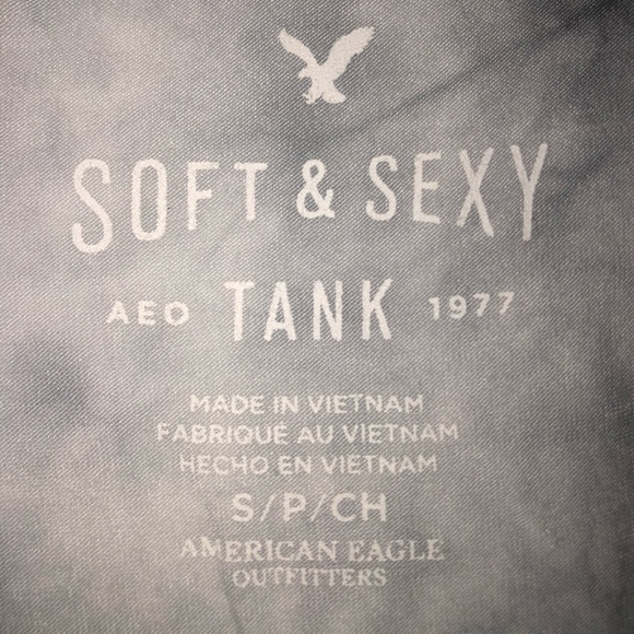 American Eagle Grey & White TankTop - Picture 3 of 3